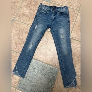 Girls Joe's Jeans Distressed Blue Skinny Jeans size 12 denim